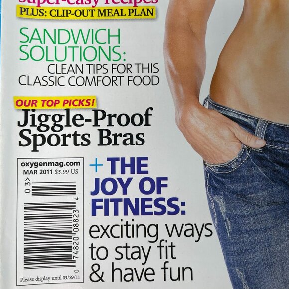 Oxygen Fitness Magazine March 2011 Dara Torres Cover Vol 14 Is 3 No 140 u Bodybu - Picture 2 of 7